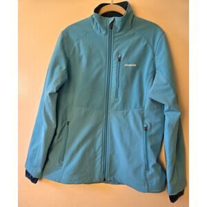 Patagonia W's Integral Jacket Womens Sz M Polartec Style #24946 Turquoise Blue